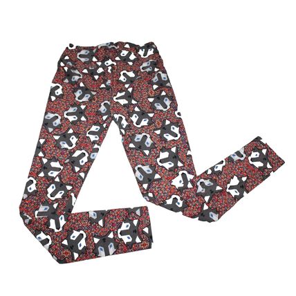 Womens Leggings OS One Size 0-12 Wildlife Design Colorful Fox LulaRoe