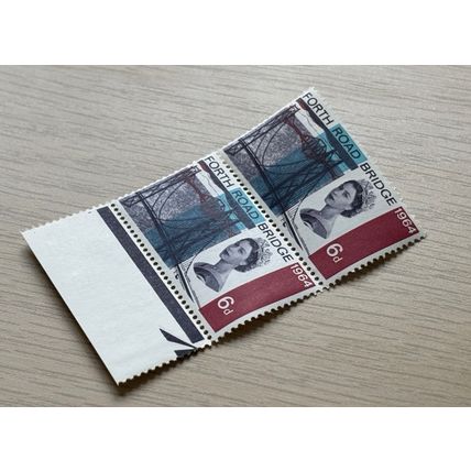 1964 Forth Road Bridge 6d Stamps MNH x2