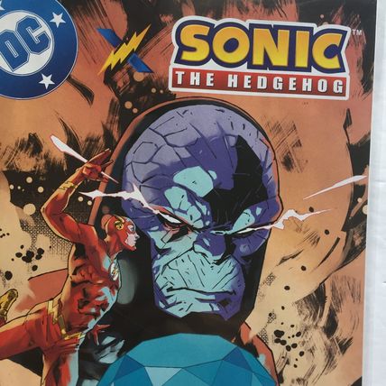 2025 DC Comics Sonic the Hedgehog Cover A & Ejikure Variant #2