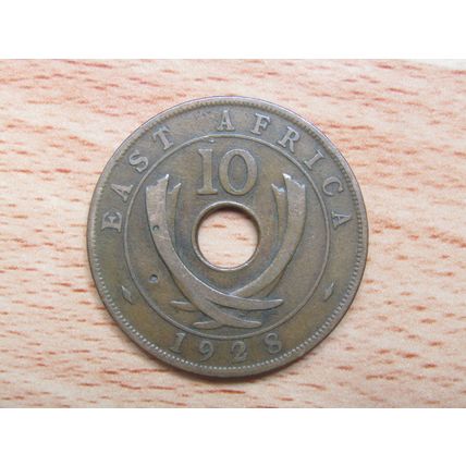 East Africa 1928 10 Cent Coin
