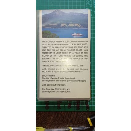 THE ISLE OF ARRAN vhs VIDEOTAPE