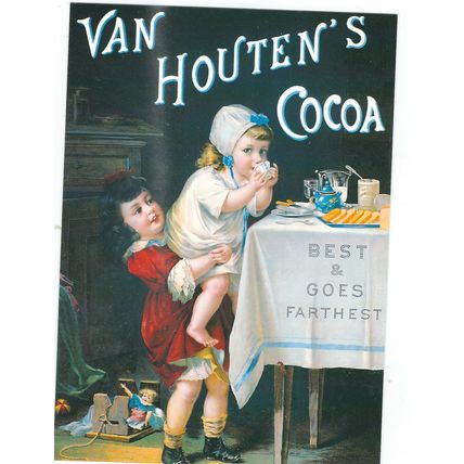 ADVERTISING OPIE PUBLISHED VAN HOUTENS COCOA UK POST FREE