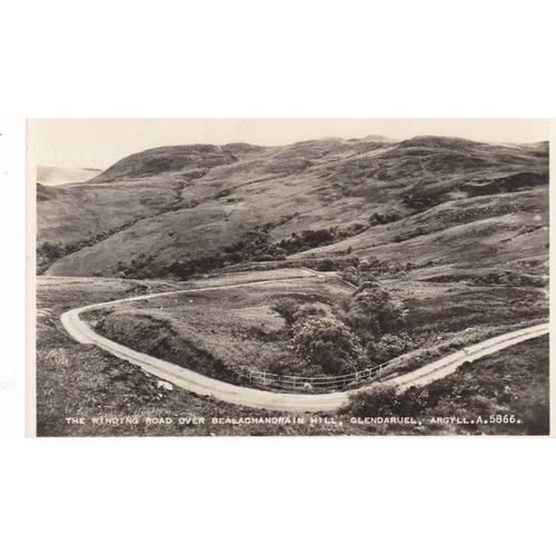 Winding Rd over Bealachandrain Glendaruel Argyllshire Postcard (ARL72033)