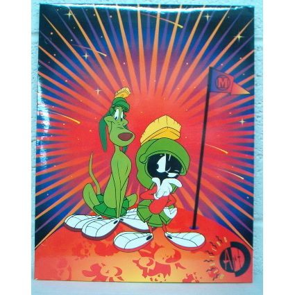 MARVIN THE MARVIN ' Side Pocket ' Folder ' MARVIN & K 9 ' (1996)