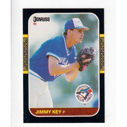 1987 Donruss Jimmy Key baseball card #244 –Blue Jays