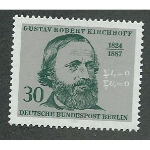 BERLIN - 1974 30pf U/M 'KIRSCHHOFF ' (EBID42-430)