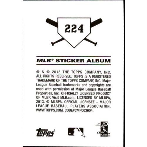 2013 Topps Stickers Yadier Molina