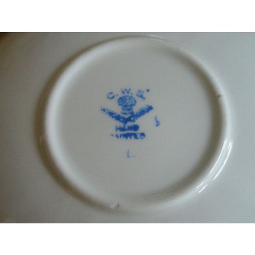 Vintage Hand Painted Co-Op Wholesale Society Windsor Saucer