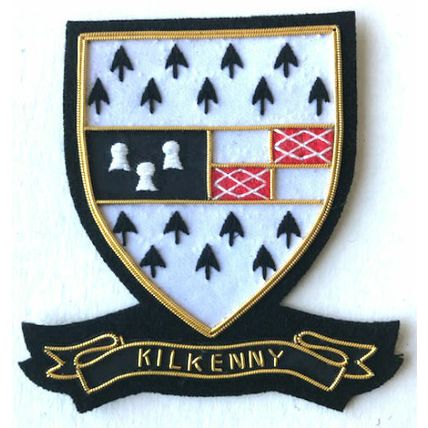 HAND EMBROIDERED IRISH COUNTY KILKENNY COLLECTORS HERITAGE ITEM TO BUY CP MADE