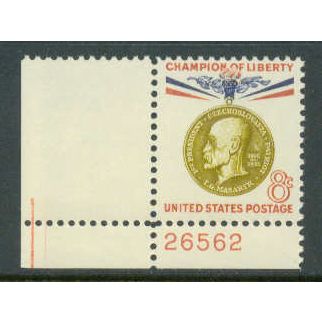 1148 8c Thomas Masaryk Fine MNH P#S LL 26562 ZA1848