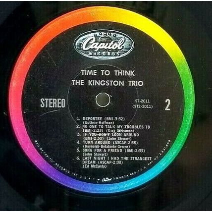 The Kingston Trio -Time to Think 1964 LP Vinyl Record Album (P7)