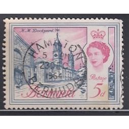Bermuda, 1962-65 H.M. Dockyard, SG 167 (Scott #179), used