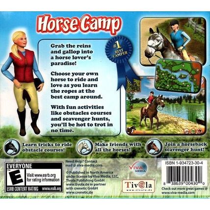 Horse Camp (PC-CD, 2008) for Windows Vista/2000/XP - NEW CD in SLEEVE