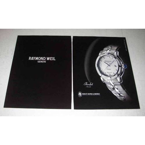 2003 Raymond Weil Parsifal Automatic Watch Ad