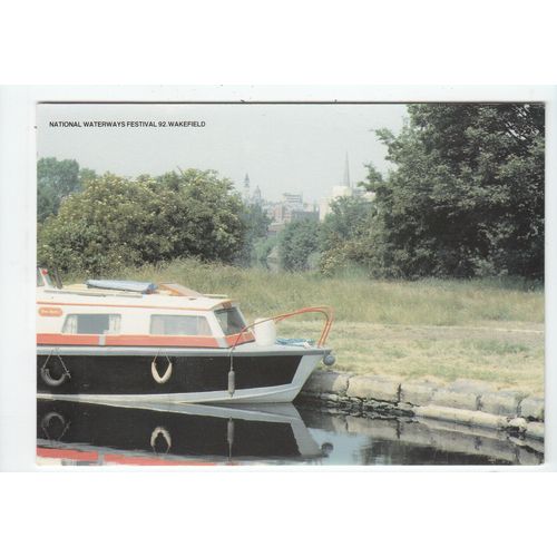 National Waterways Festival in Wakefield Modern Postcard West Yorkshire