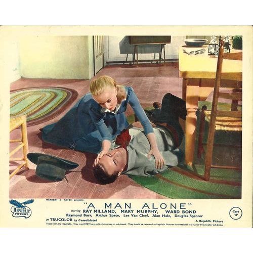 A MAN ALONE Ray Milland, Mary Murphy, Ward Bond F-O-H Stills (6)