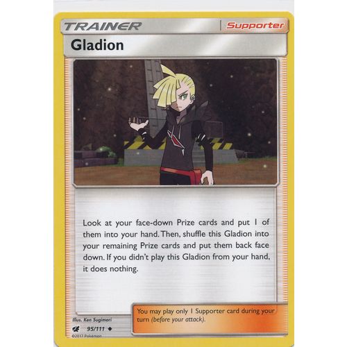 Pokemon Sun & Moon Crimson Invasion 95/111 Gladion