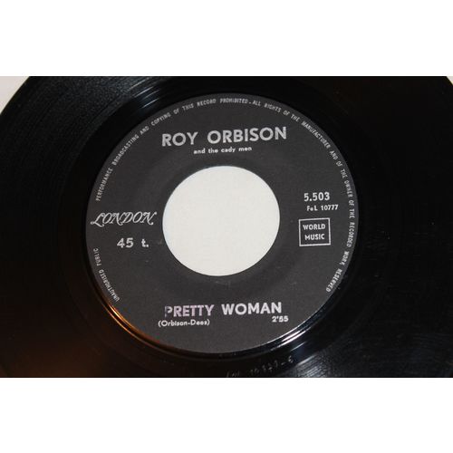 Roy Orbison and the Candy Men Belgium Import 45 & Picture Sleeve PRETTY WOMAN