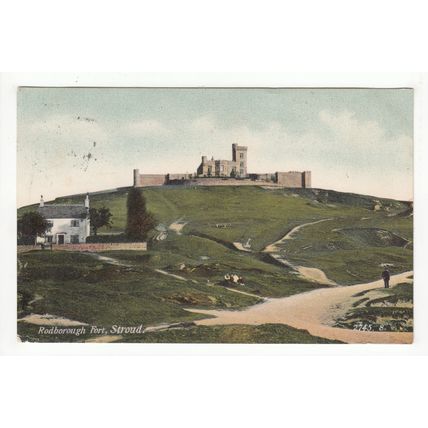 Rodborough Fort Nr Stroud Postcard 1907 Gloucestershire