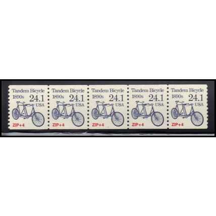 2266 24.1c Tandem Bicycle Very Fine MNH Dry Gum PNC 1/5 X1374
