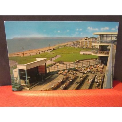 WEST LAWN, DE LA WARR PAVILION, BEXHILL-ON-SEA, SUSSEX unused vintage postcard =