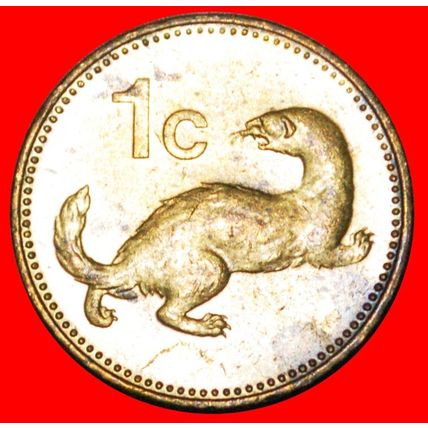 WEASEL (1991-2007): MALTA ★ 1 CENT 1995 MINT LUSTRE! LOW START★NO RESERVE