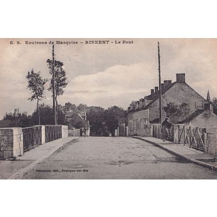 Rinxent Le Pont Environs De Marquise Old French Postcard