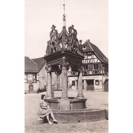 Boersch Pompes Incendie Fire Station French Real Photo Postcard