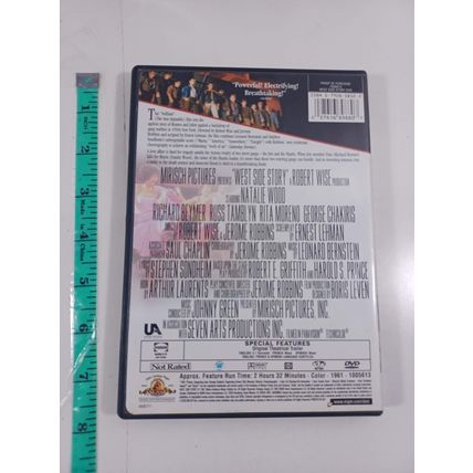 west side story DVD full screen rated not rated good