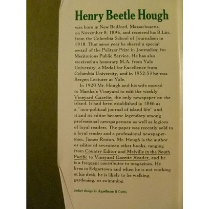 SIGNED 1st EDITION THE ROAD HENRY BEETLE HOUGH MARTHA'S VINEYARD WRITER HCDJ