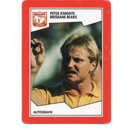 AFL 1989 Stimorol- 149 Peter Knights / Brisbane Bears