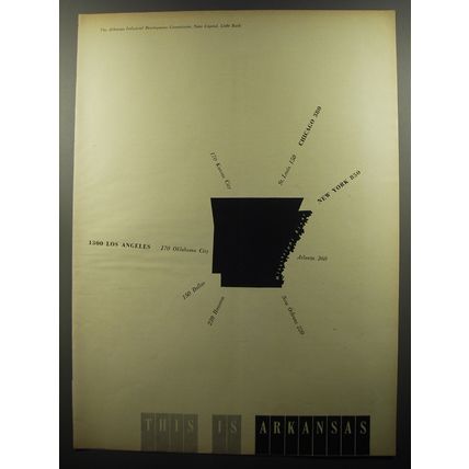 1956 Arkansas Tourism Ad - This is Arkansas