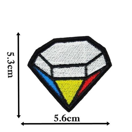 Bright Diamond Fun Iron On Patch Highly Detailed Quality Motif Badge sew P256
