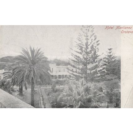 Hotel Martianez Orotava Amazing Gardens Spanish Old Postcard