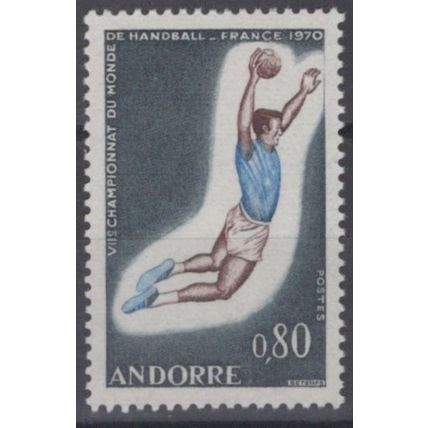 ZAYIX French Andorra 195 MNH Sports Games Field Ball 071823S66M