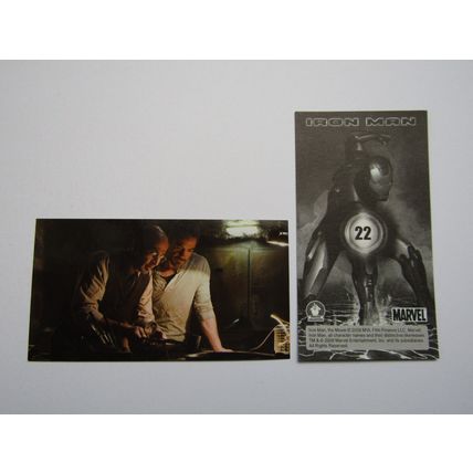 Marvel - Iron Man The Movie 2008 - Preziosi Sticker Drop-down Choice (e18)