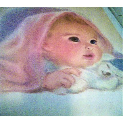 Beautiful baby Girl framed