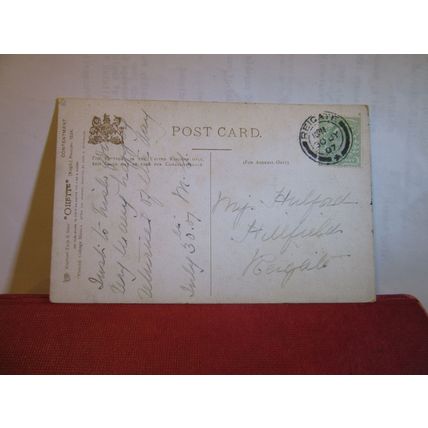 FLEMISH HOME by J A Heyermans antique postcard by R. Tuck 'Oilette' 1907 pm =