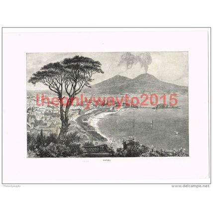 Naples, Italy, Book Illustration (Print), c1891