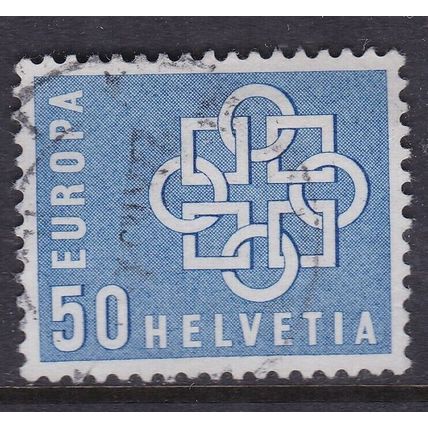 Switzerland 1959 Europa 50c Fine Used SG 607 VGC