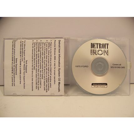 1975 1976 FORD FACTORY SHOP MANUAL ON CD BY DETROIT IRON