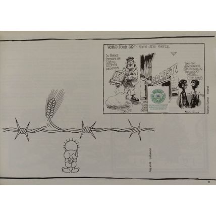 THIN BLACK LINES POLITICAL CARTOONS & DEVELOPMENT EDUCATION by COLM REGAN +