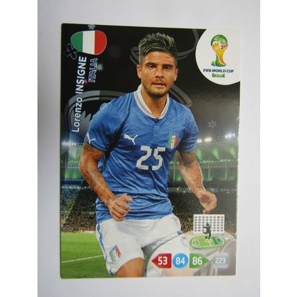 Lorenzo Insigne - Italy - 2014 Panini Adrenalyn XL Brazil World Cup (ef1)