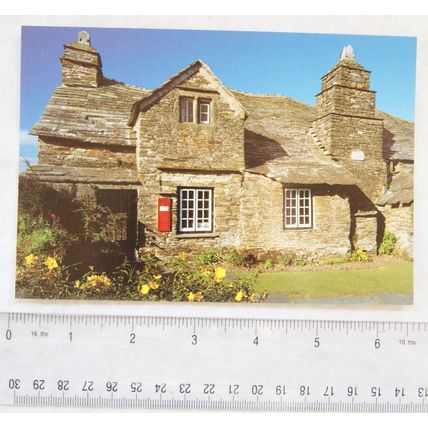 2004 postcard The Old Post Office Tintagel - 100 Years
