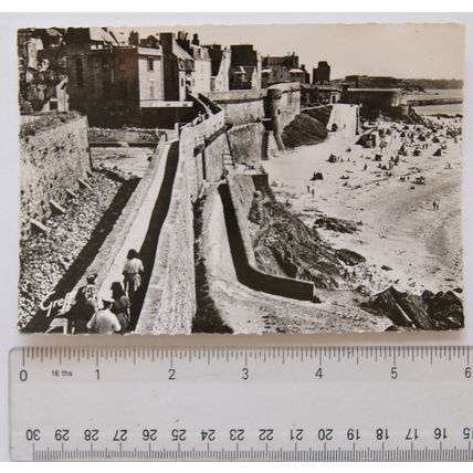 old postcard Saint Malo, La Ville Fortiflee