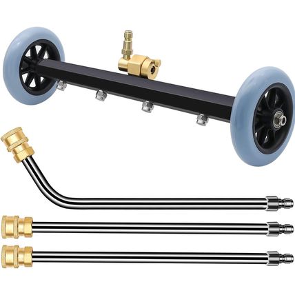 ZALALOVA Pressure Washer Undercarriage Cleaner, 16 Inch Power Washer Surface Cle