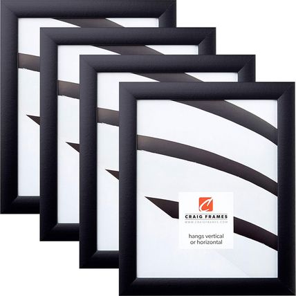 Craig Frames 1WB3BK 24 X 36 Inch Picture Frame, Black, Set of 4
