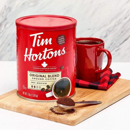 Tim Hortons Original Blend, Medium Roast Ground Coffee, Canada’S Favorite Coffee
