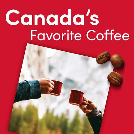Tim Hortons Original Blend, Medium Roast Ground Coffee, Canada’S Favorite Coffee