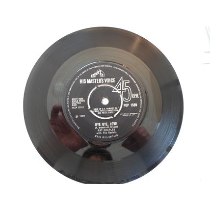 7" 1962 RAY CHARLES.YOU WIN AGAIN.HMV POP1589.BYE BYE LOVE.EXCELLENT